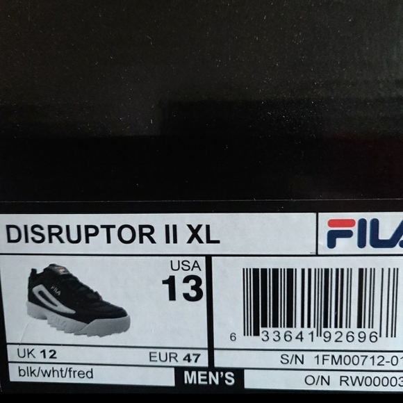 FILA DISRUPTOR II XL MEN\'S main image 4